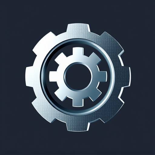 Icona di un ingranaggio che rappresenta la trasformazione digitale