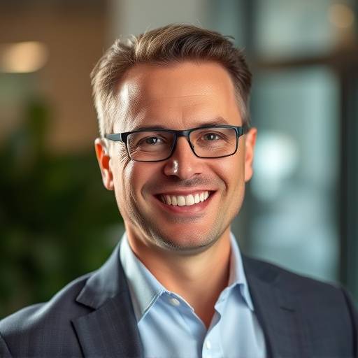 Ritratto di Marco Rossi, CEO di Trasformazione Aziendale, sorridente e professionale.